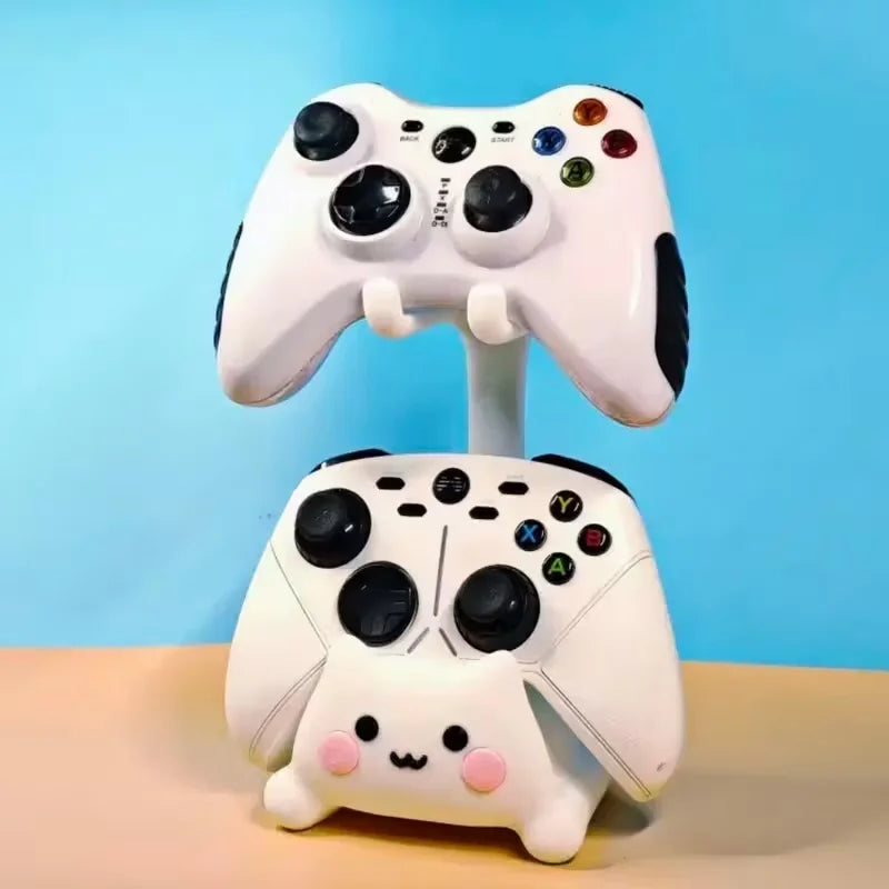 A cute cat-shaped game stand