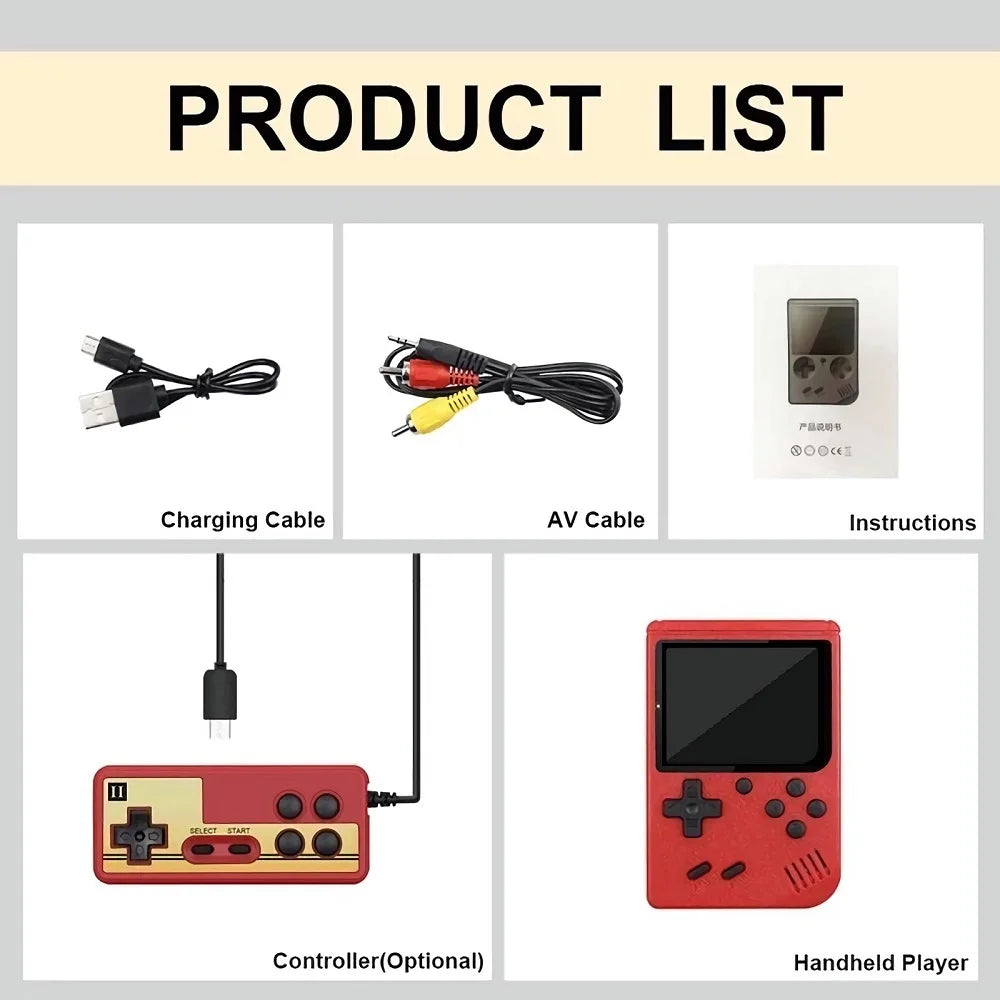 5 Colors Retro Classic Video Game Console Portable Mini