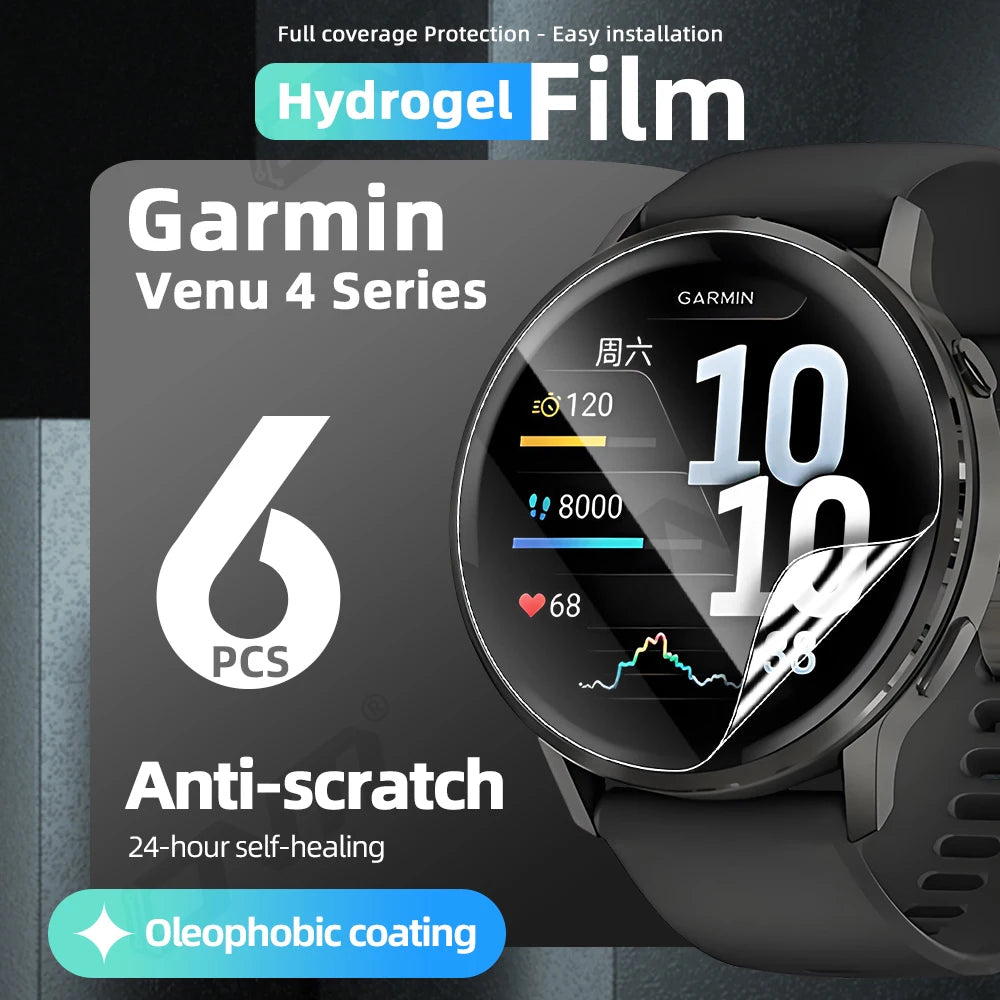 Hydrogel Film for Garmin Venu 4