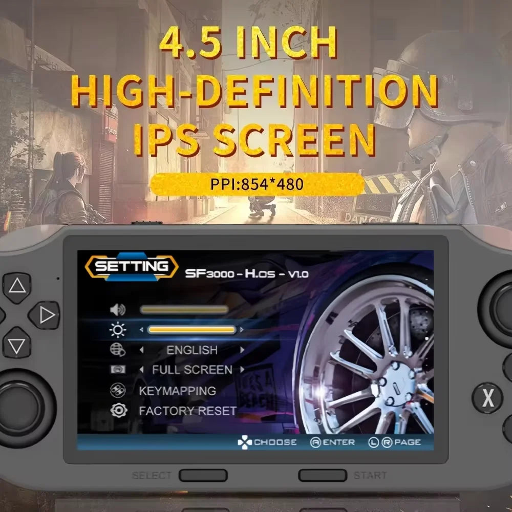SF3000 Retro Handheld Game Console