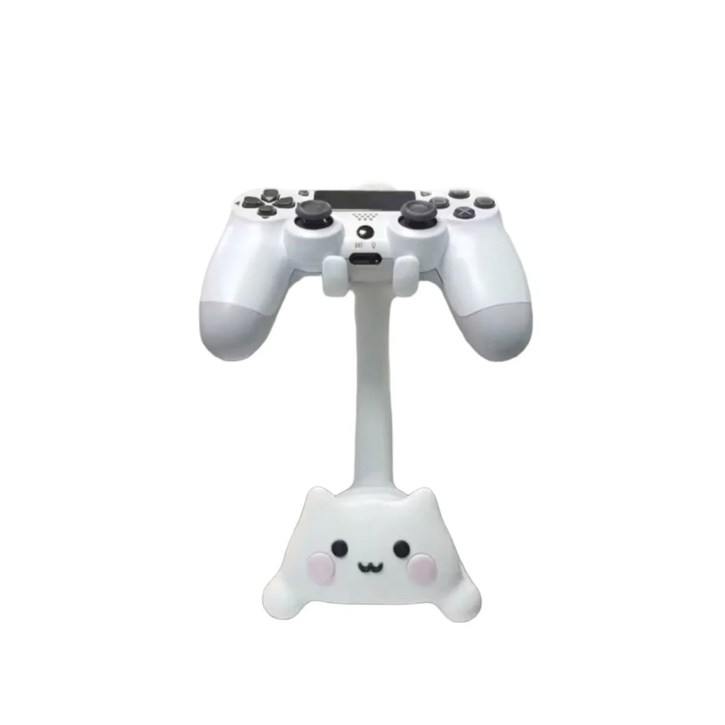 A cute cat-shaped game stand