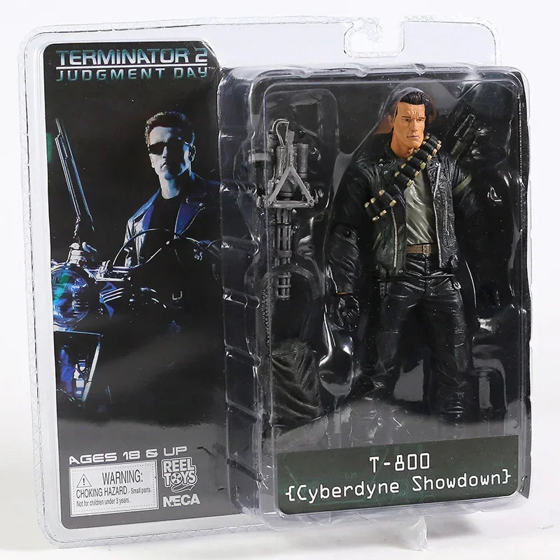 Terminator 2: Judgment Day T-800 Arnold Schwarzenegger PVC Action Figure Collectible Model Toy 7" 18cm