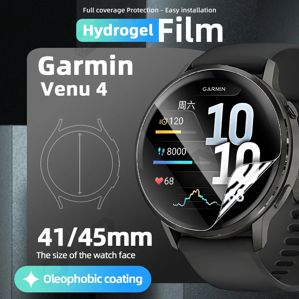 Hydrogel Film for Garmin Venu 4
