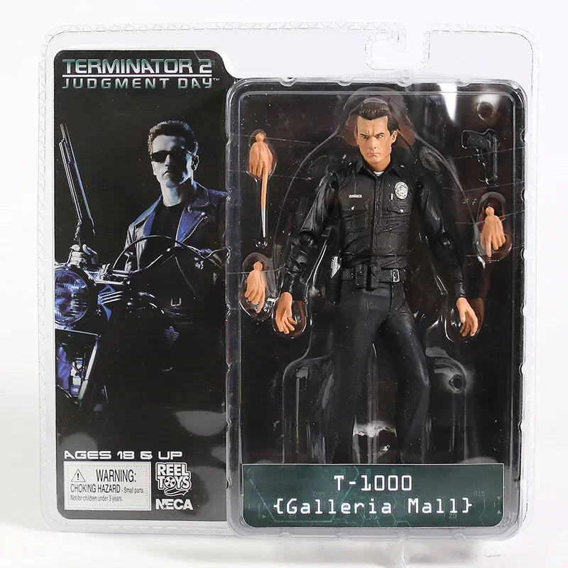 Terminator 2: Judgment Day T-800 Arnold Schwarzenegger PVC Action Figure Collectible Model Toy 7" 18cm