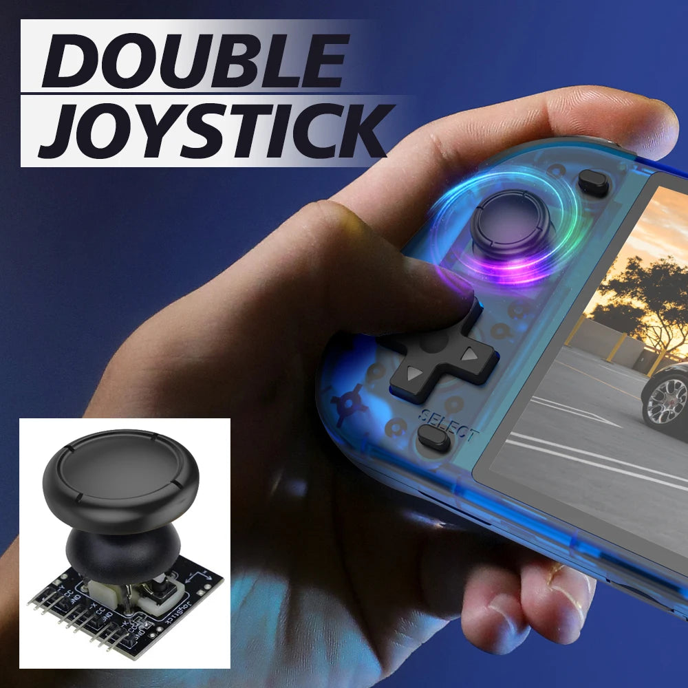 Retro Handheld Game Console R50S 5 Inch Large Screen
