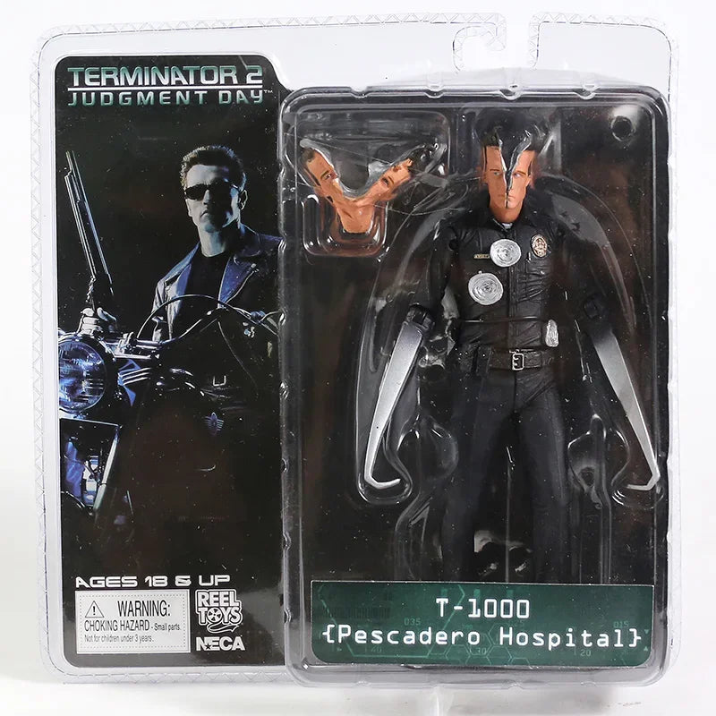 Terminator 2: Judgment Day T-800 Arnold Schwarzenegger PVC Action Figure Collectible Model Toy 7" 18cm