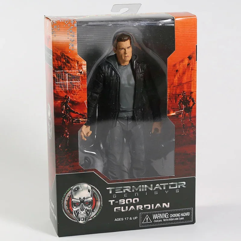 Terminator 2: Judgment Day T-800 Arnold Schwarzenegger PVC Action Figure Collectible Model Toy 7" 18cm