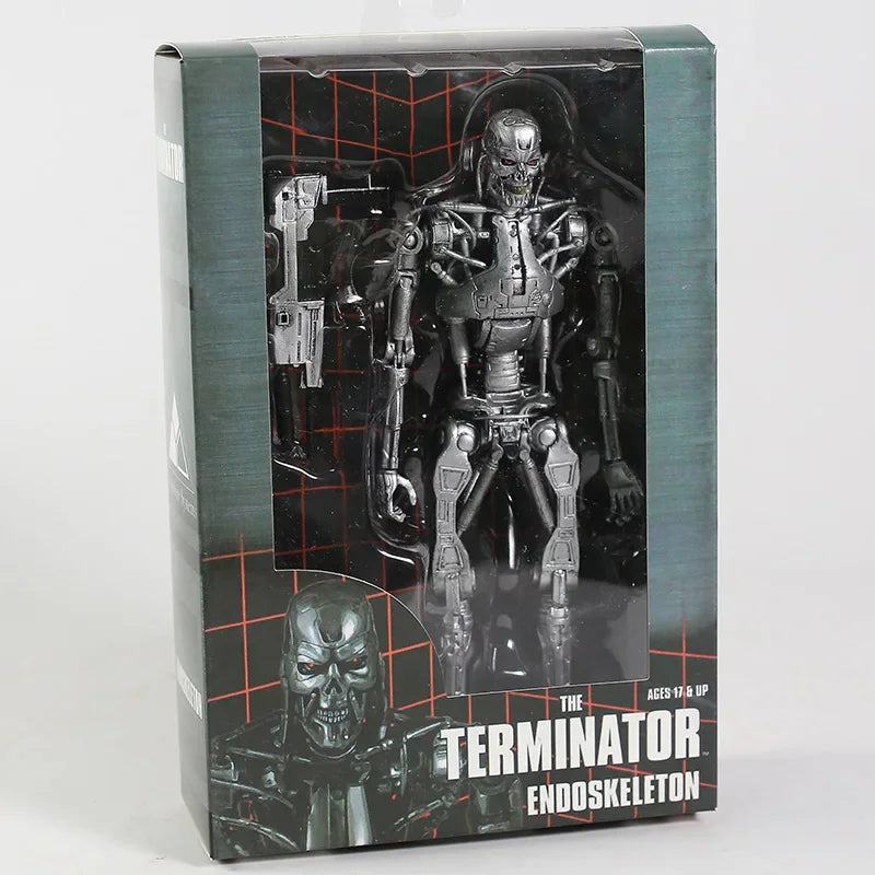 Terminator 2: Judgment Day T-800 Arnold Schwarzenegger PVC Action Figure Collectible Model Toy 7" 18cm
