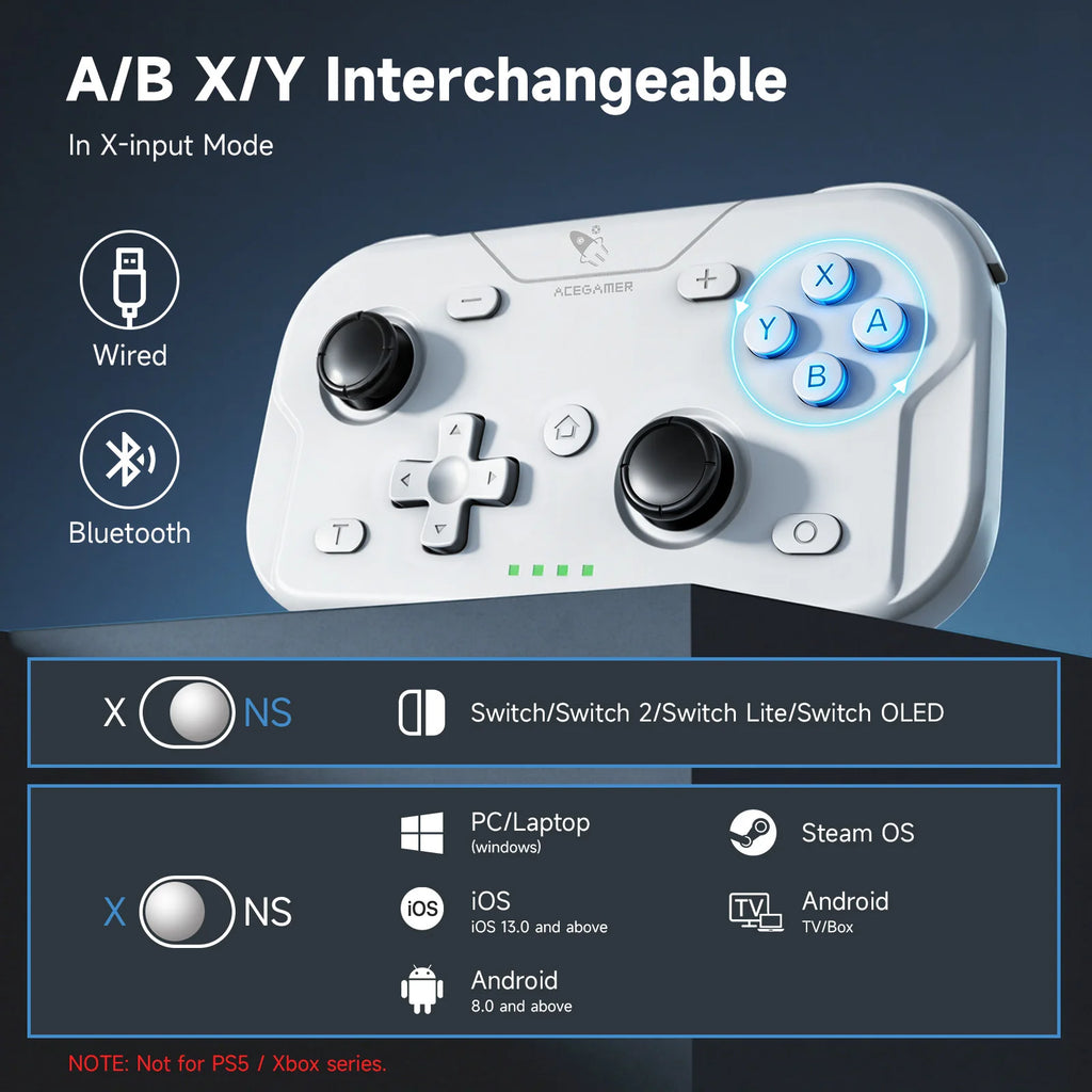 AceGamer Pocket Game Controller Portable