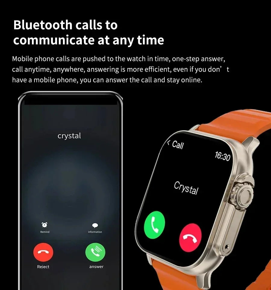 New Watch T10 Ultr Smart Watch Men