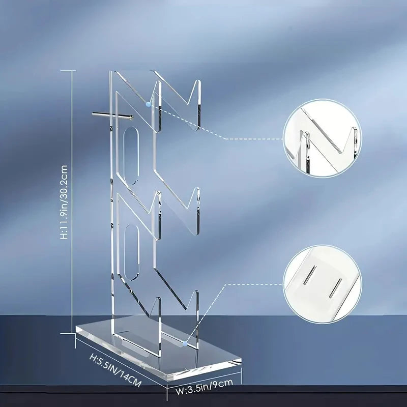 Universal 3-layer controller holder and headphone holder