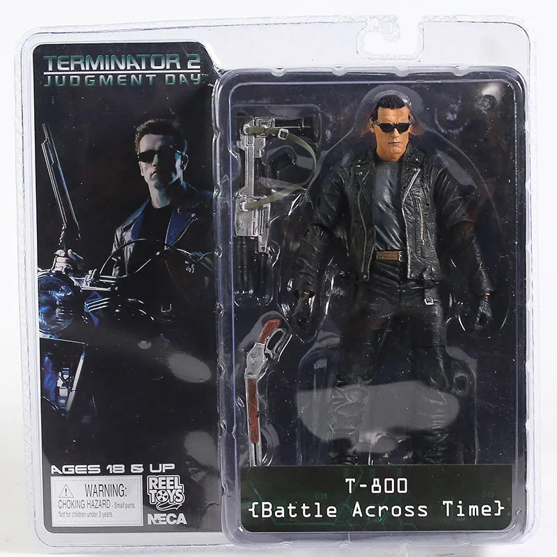 Terminator 2: Judgment Day T-800 Arnold Schwarzenegger PVC Action Figure Collectible Model Toy 7" 18cm