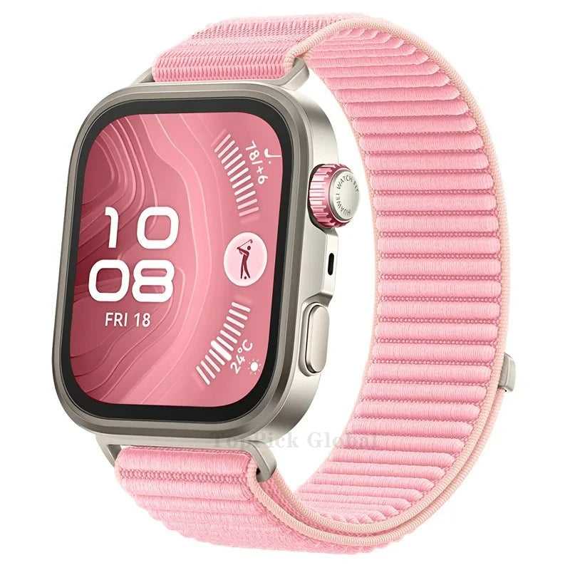 Nylon Loop Strap for Huawei Watch Fit 3/4/4Pro