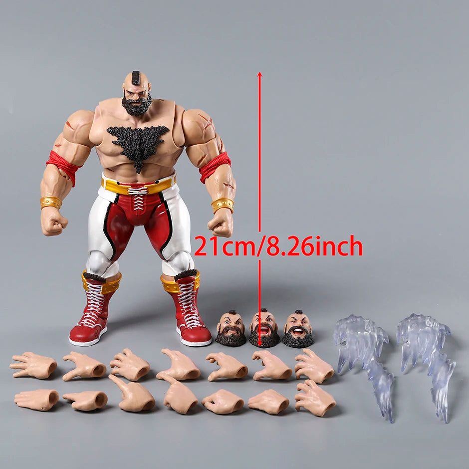 Zangief Movable Assemble Action Figure PVC