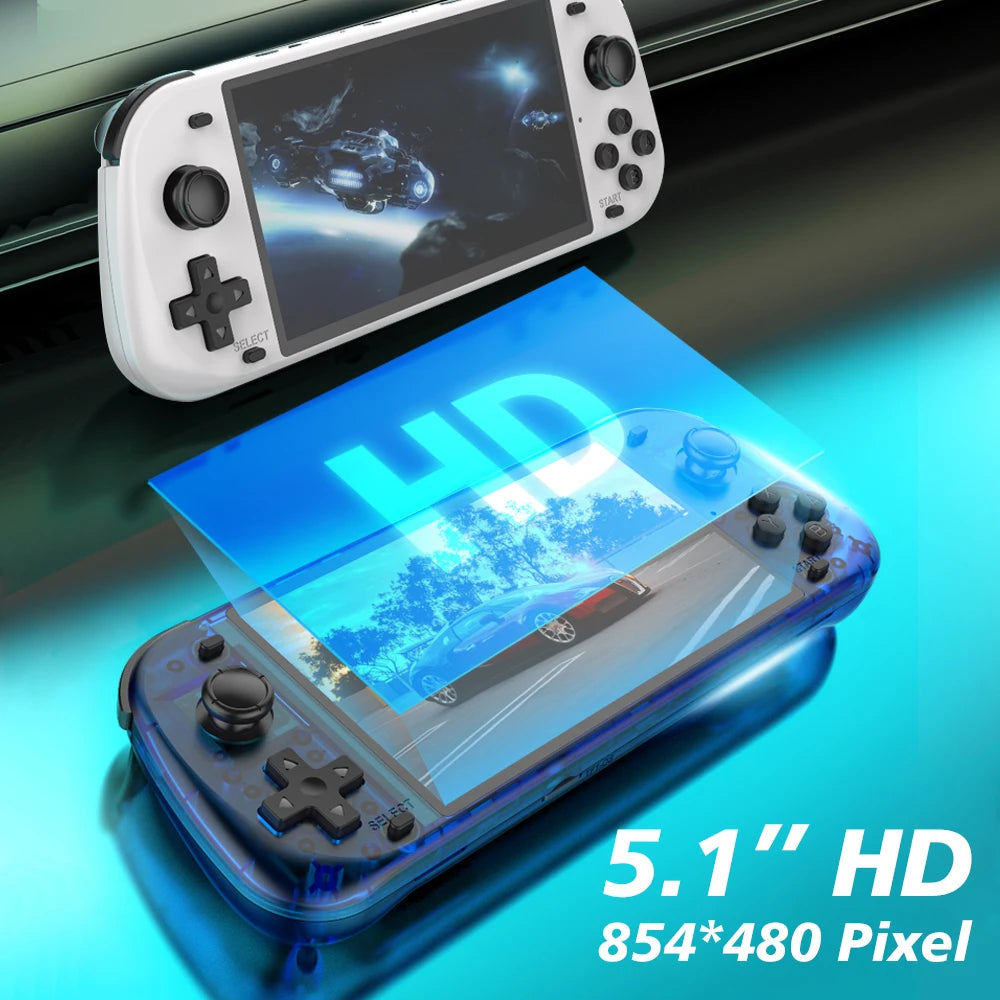 Retro Handheld Game Console R50S 5 Inch Large Screen